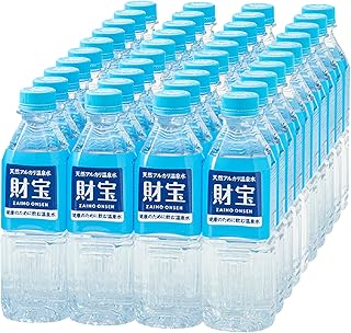 財宝 温泉水 天然アルカリ温泉水 財寶温泉 500ml×40本 ミネラルウォーター ペットボトル 水 軟水