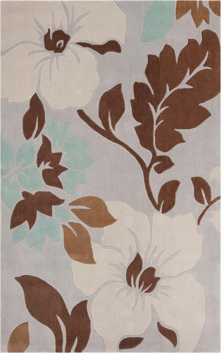 SAFAVIEH Modern Art Collection 2'3" x 8' IvoryMulti MDA616A Handmade Floral Runner Rug