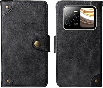 Flip Genuine Premium Leather Phone Gel Case for BLU Bold N4 5G 6.78" Back Cover Skin Etui Protective Protector Wallet Pouch Shell Bumper Black
