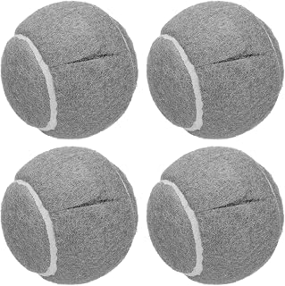 sourcing map 4 pelotas de tenis precortadas, universales precortadas, accesorios para patas de muebles y protección del suelo, color gris