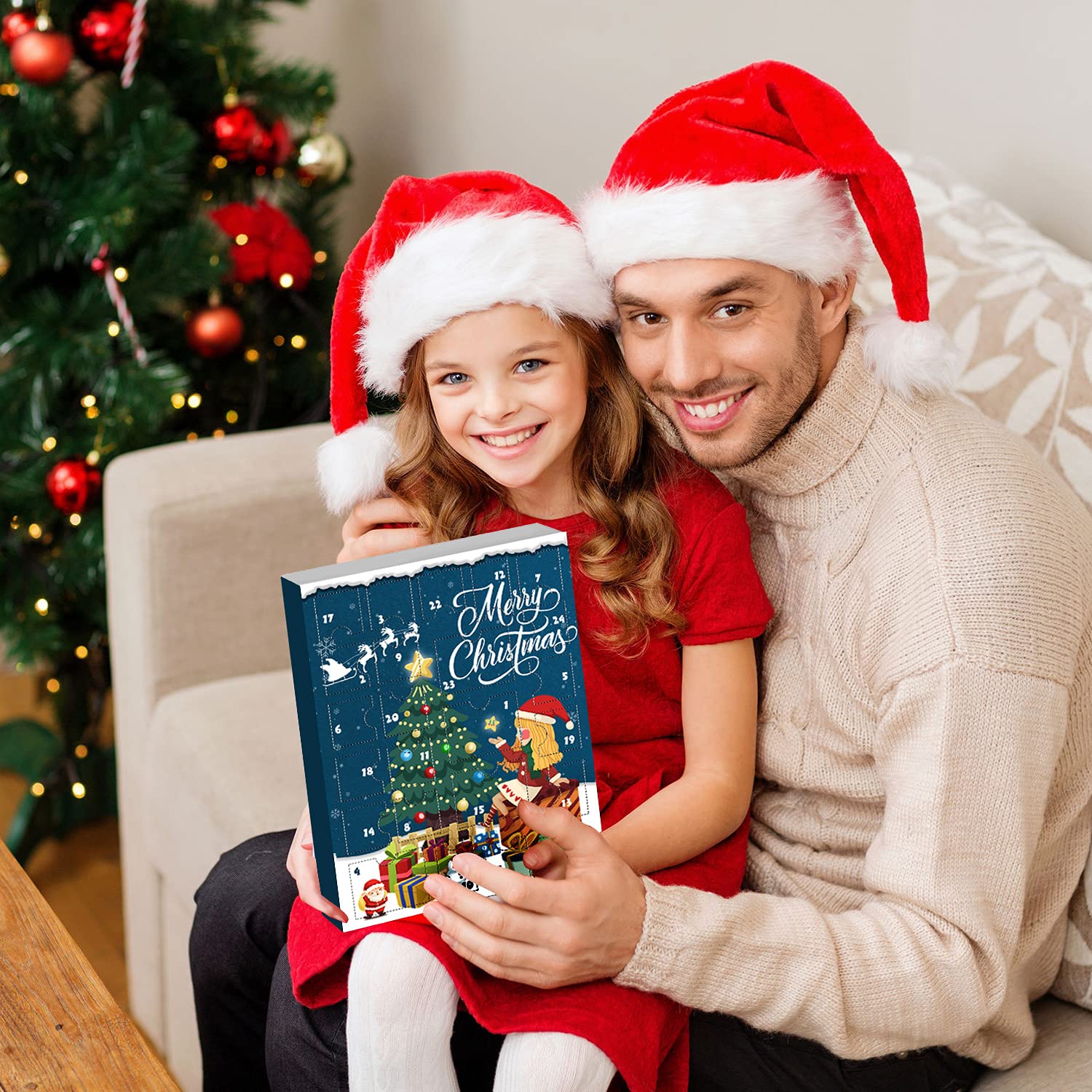 iZoeL Calendario Avvento Gioielli Calendario Avvento 2025 Bambina, Fai da Te Bracciale Bambina Idee Regalo Natale 2025, Regali Natale per Figlia Nipote Sorella