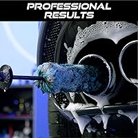 Vista 5 de VIKING Wheel Barrel Brush, Cleaning Brush for Wheels and Car Detailing Kit, Regular Diameter, 16 Inch Length, Teal, 1 Pack