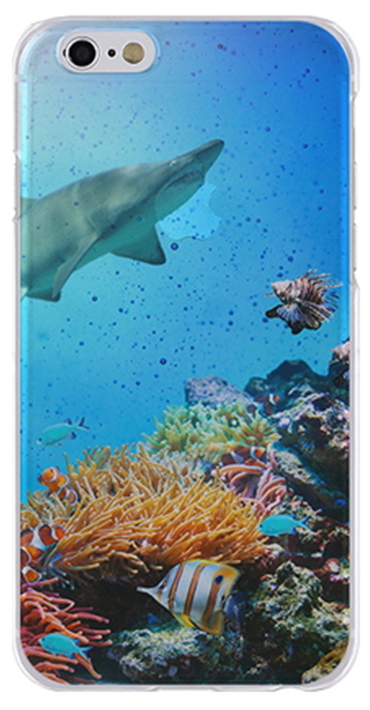 Amazon Co Jp 7種類のかわいい 魅力的な熱帯のサンゴの島の海の熱帯魚やサンゴグラフィック風景クリアデザインパターンiphone Galaxy透明シリコンゼリーtpuスマホケース Ba 3 32 Iphone X 4 Dデザイン 並行輸入品 家電 カメラ