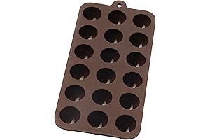 Mrs. Anderson's Flexible Silicone Candy Mold: Premium Chocolate Bonbons and Truffles Trays