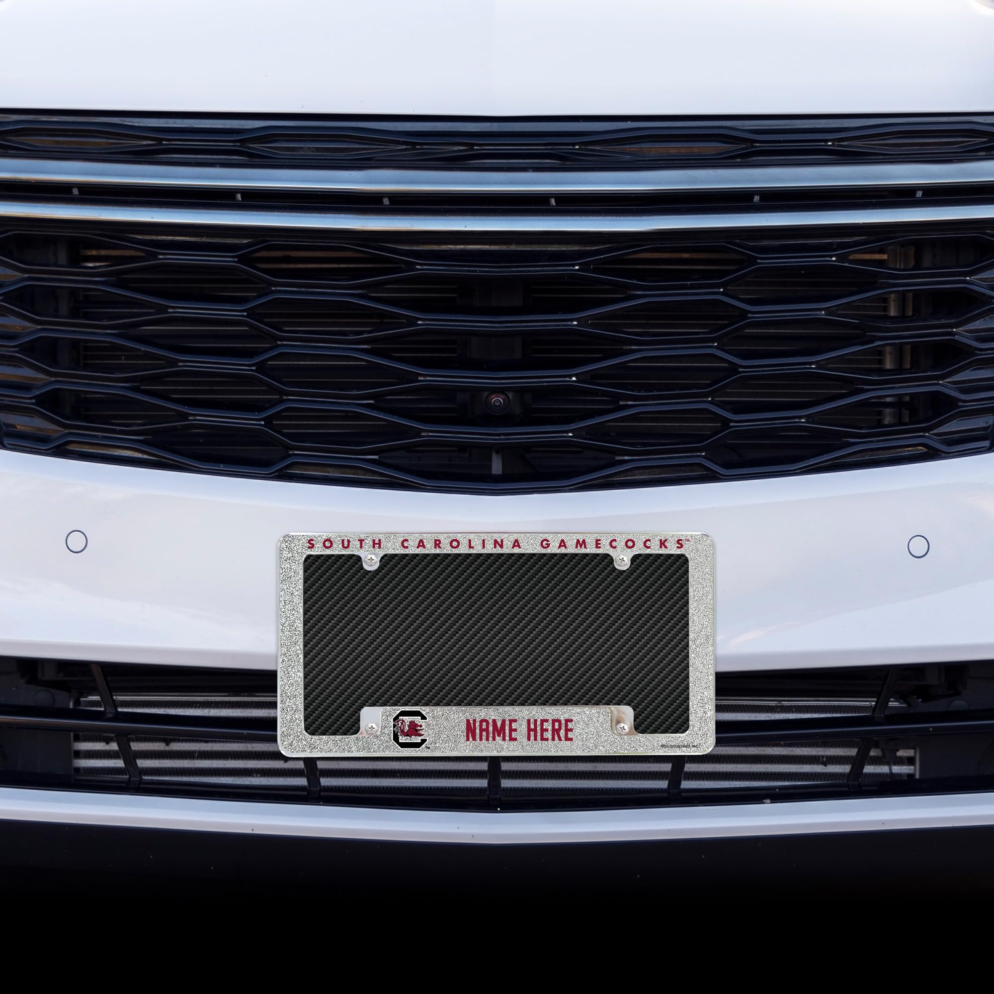 Dixie Dawgs North Carolina State Wolfpack Metal Domed License Plate Frame for Front or Back of Car Officially Licensed (Alumni)