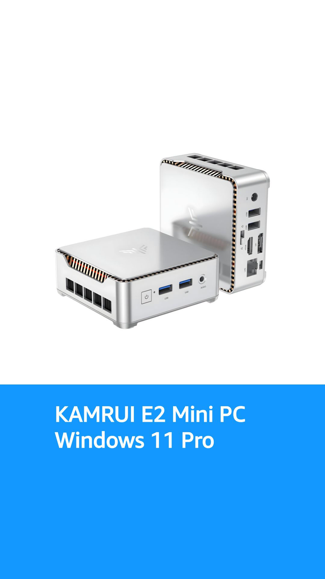 KAMRUI Essenx E2 Mini PC Windows 11 pro,12th Twin Lake N150 Mini