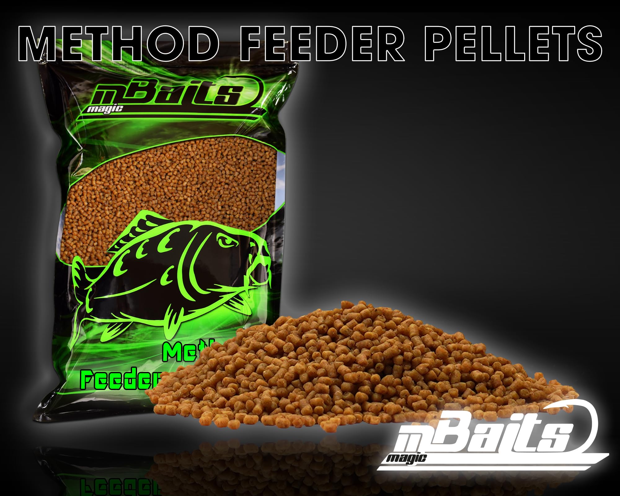 Granulés Method Feeder Magic Baits - 1 Kg | Appât Carpe Et Poisson Blanc | Farine Et Huile De Poisson