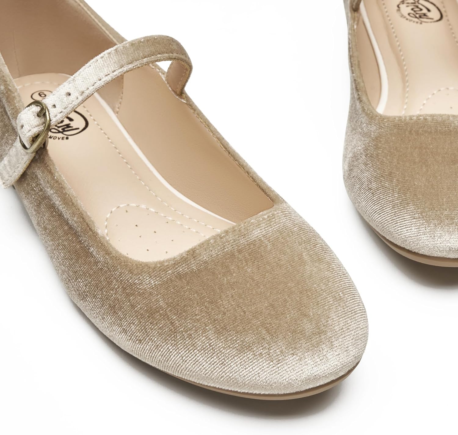 Trary Mary Jane Ballet Flats, Black Flats for Women, Ankle Strap Dressy Comfortable Flats - Image 3