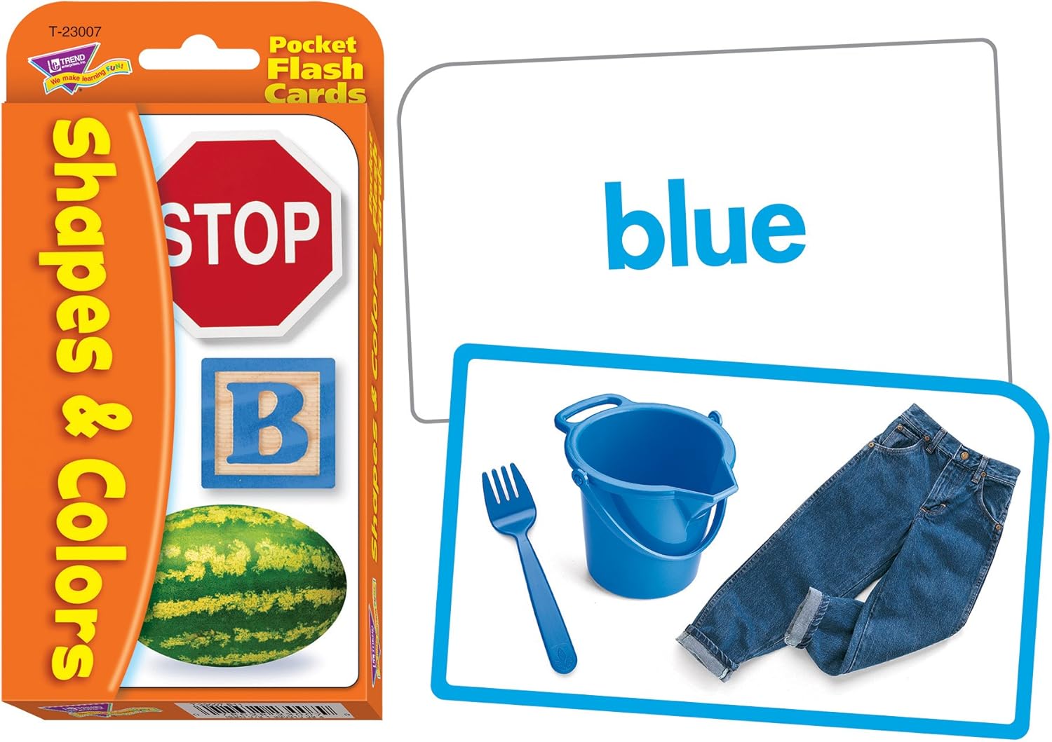 Amazon Co Jp トレンド 英単語 フラッシュカード 形と色 Trend Pocket Flash Cards Shapes Colors T おもちゃ