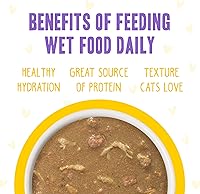 Vista 6 de Weruva B.F.F. OMG - Best Feline Friend Oh My Gravy, Yahoo Yellows Variety Pack, 2.8oz Can (Pack of 12)