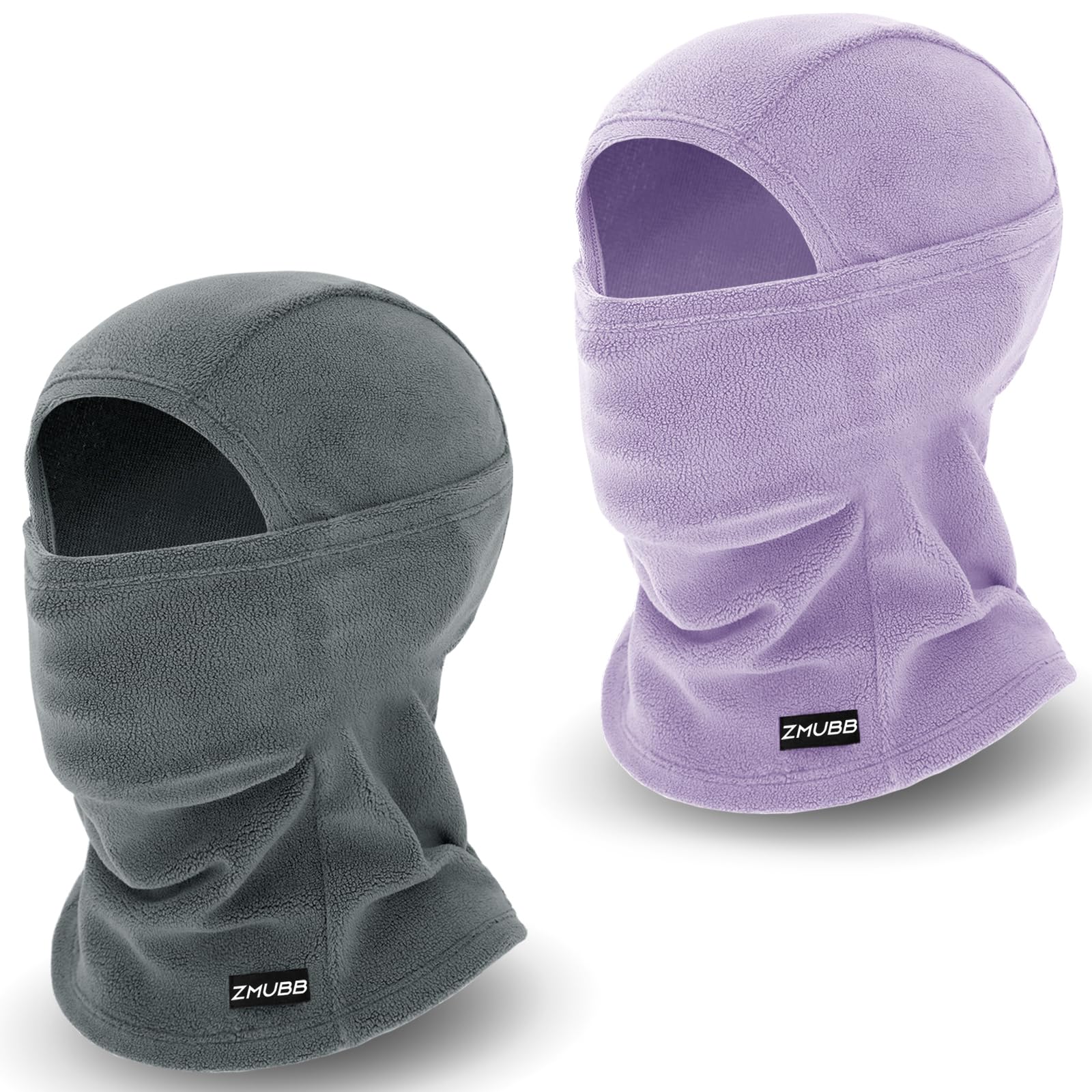 Kids Fleece Balaclava Ski Mask,Face Mask Neck Warmer for Boys Girls,Windproof Face Cover for Cold Weather Skiing Cycling