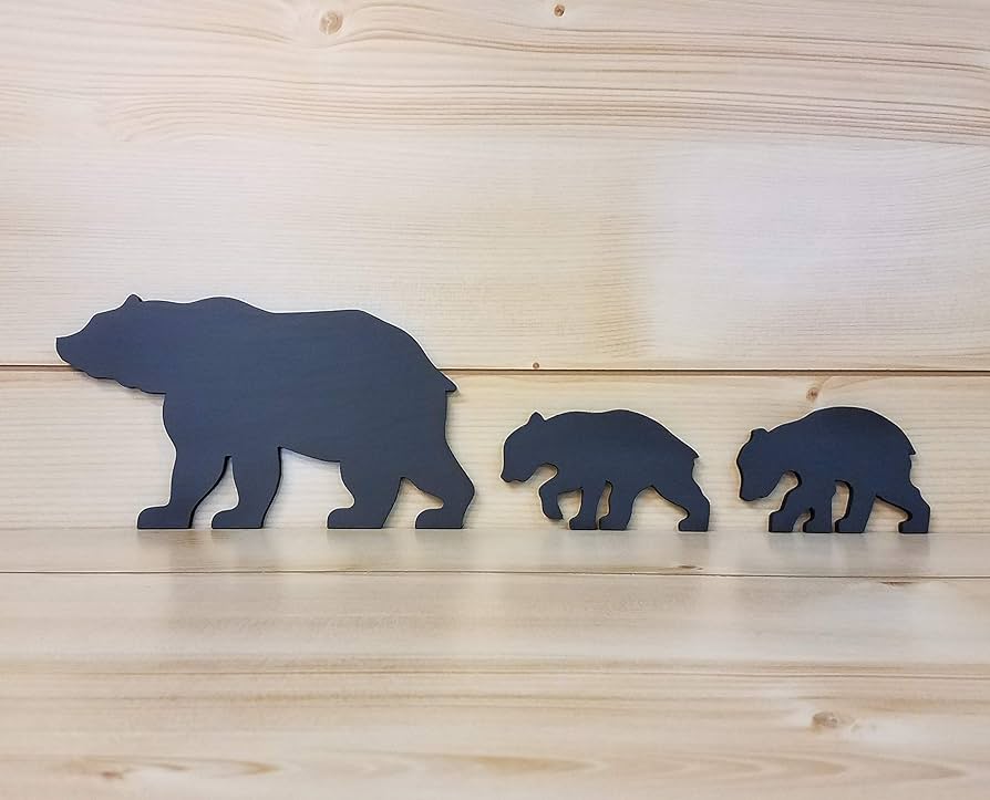 木彫り 熊 家族 wooden curved bear family 木彫り 熊 家族 wooden curved bear family
