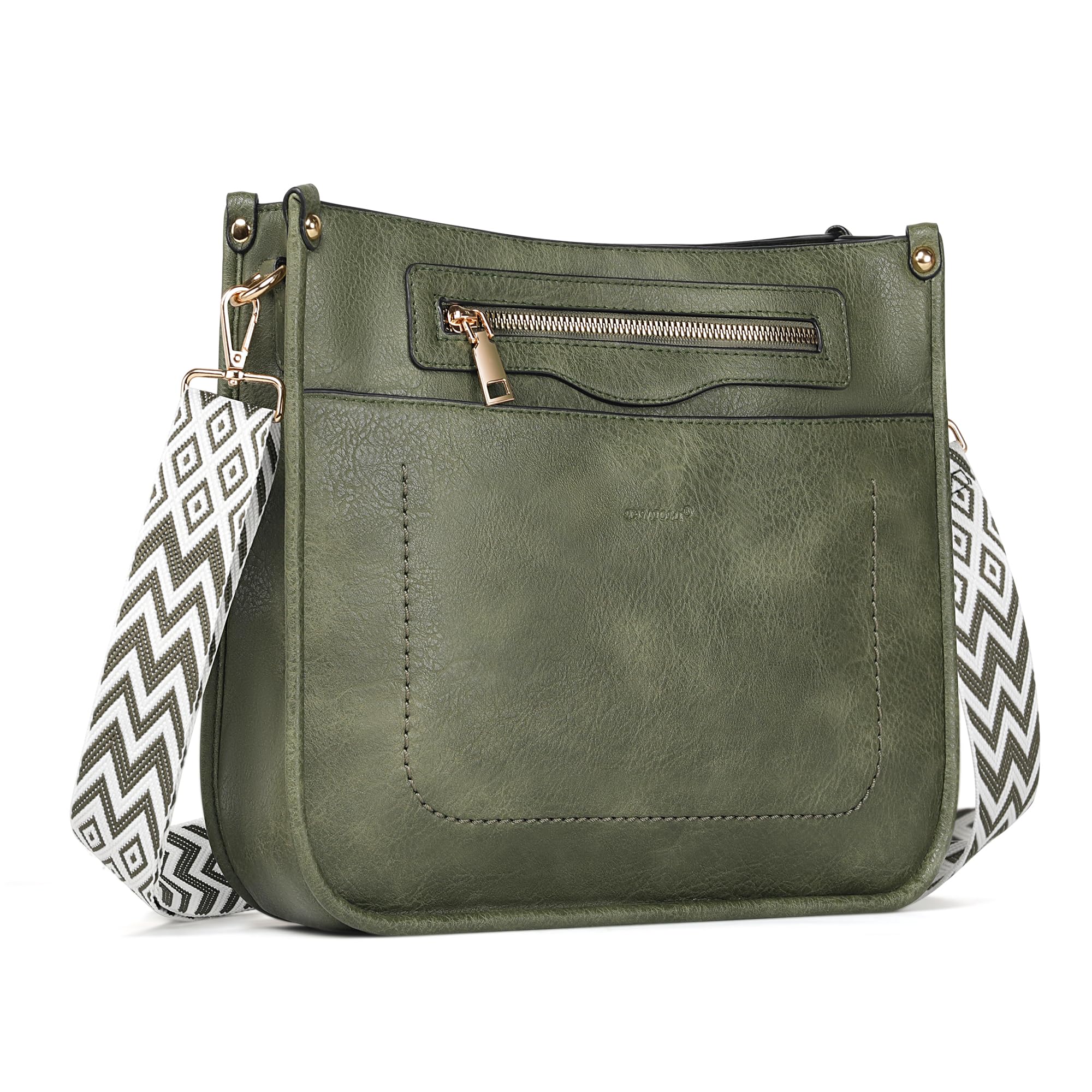 TANTOMI Crossbody Bags for Women Crossbody Purses for Women Hobo Bag Shoulder Bag Handbags with Guitar Strap-7 Pockets