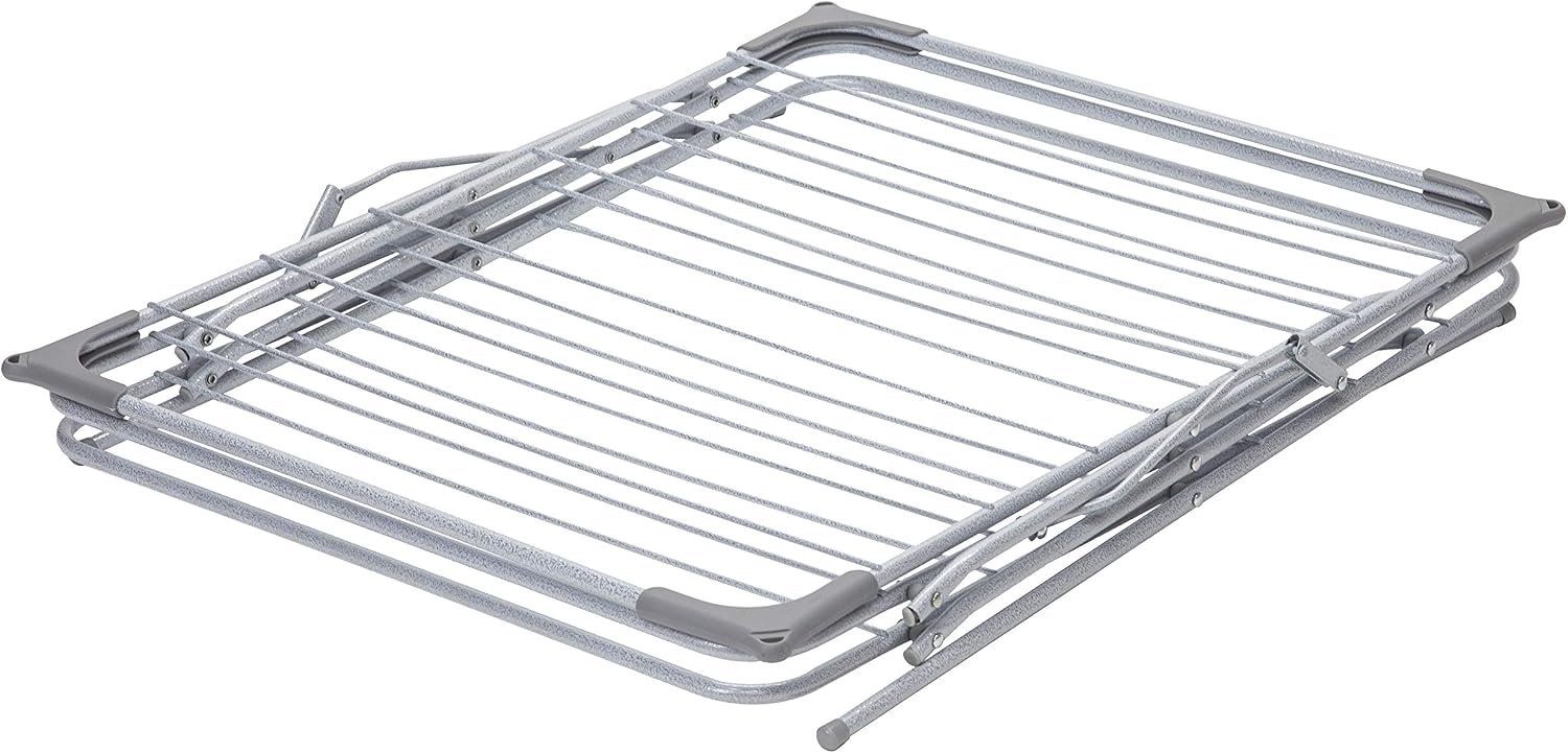 GreenWay 3-Tier Collapsible Drying Rack, Silver