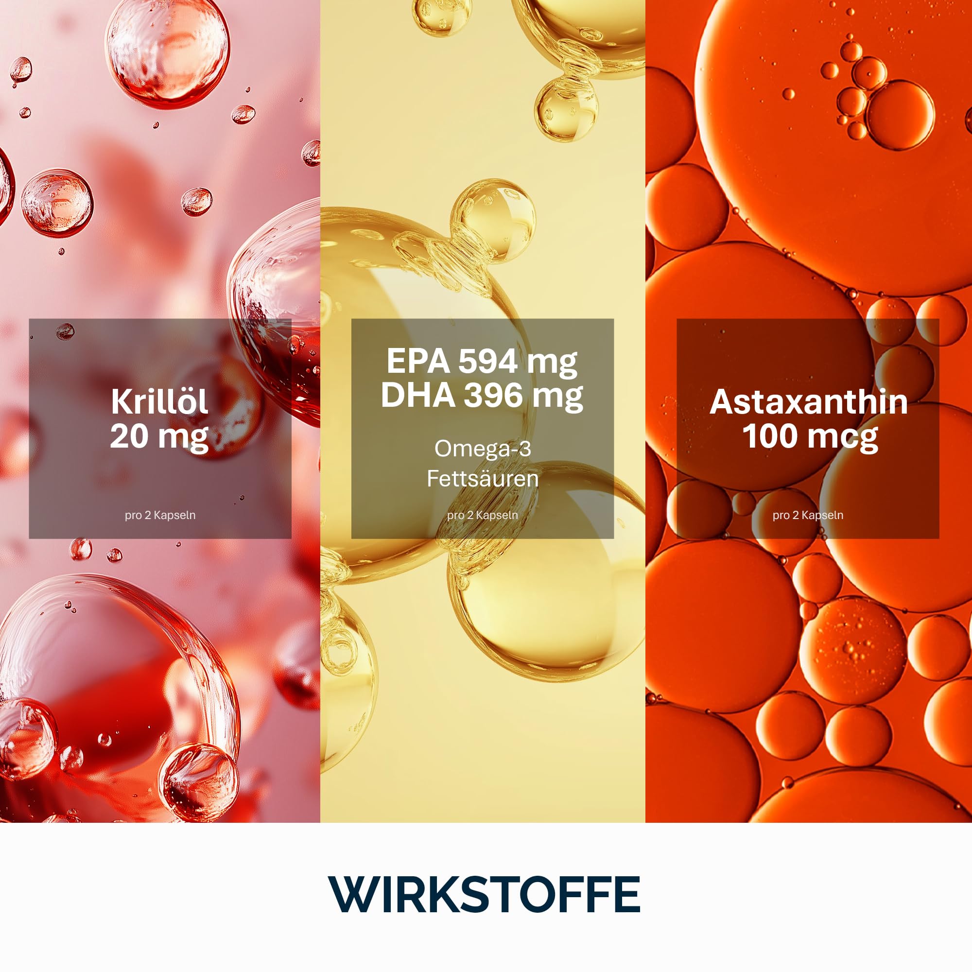 NFO Omega 3 Krill Oil – 60 Kapseln | Premium Krillöl mit Astaxanthin | Phospholipid Form mit EPA DHA | Sehr Gute Aufnahme | Norwegen Antarktis