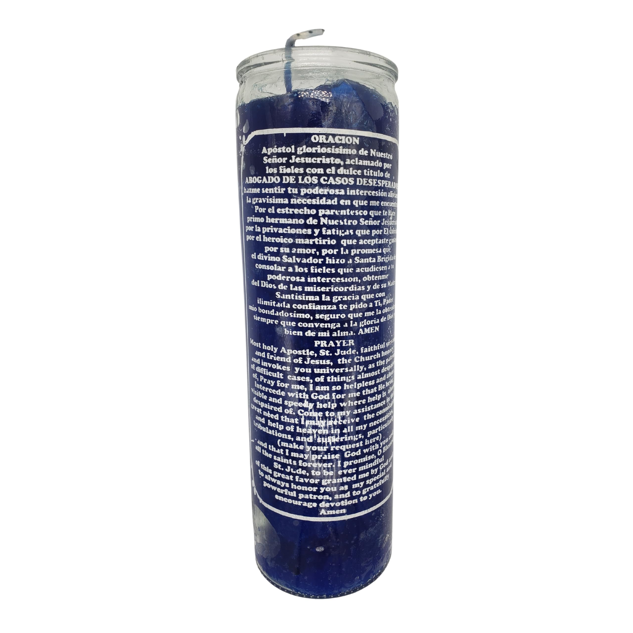 Saint Jude Blue/SAN Judas Azul VELADORA