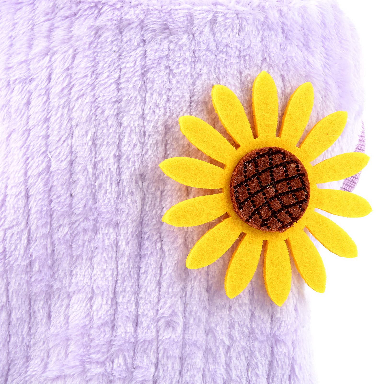 SMALLLEE_LUCKY_STORE Pet Sunflower Pullover Knitted Sweaters Jumpers for Small Dogs Cat Girls Cozy Soft Shirt Sweatshirts Warm Winter Coat Cute Puppy Yorkie Chihuahua Clothes - Image 3