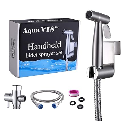 Spray Bidet, Shattaf, Including T Adapter for Easy Installation