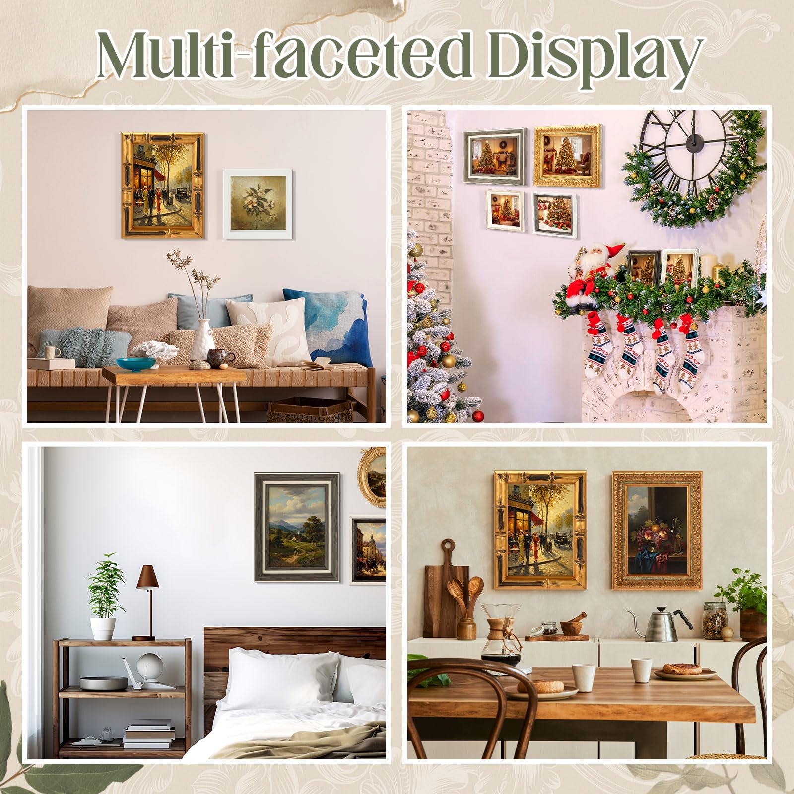 Best Antique Picture Frames for 2026: Vetted Picks 2 Kathfly 15 Pack Vintage Picture Frames for Wall, Tabletop Display Ornate French — product photo