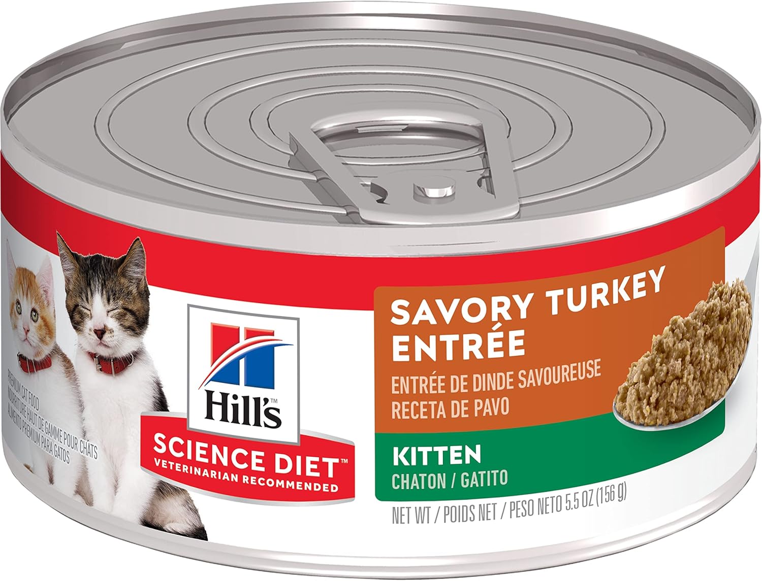 Hill's Science Diet Wet Cat Food, Kitten, Savory Turkey
