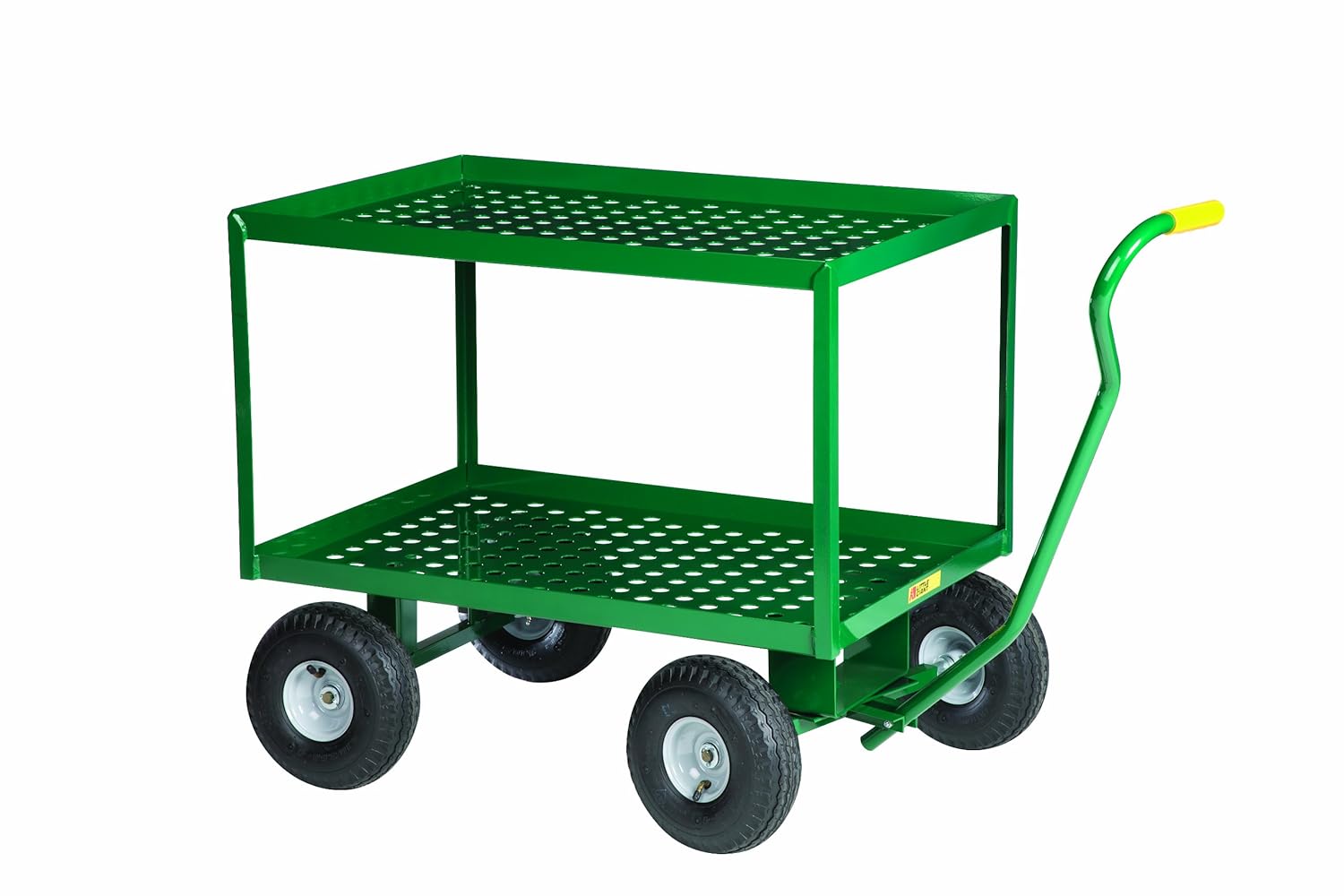 Little Giant 2LDWP244810PG Steel Perforated Deck Wagon Truck with 10