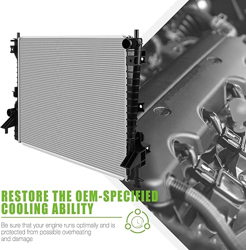 Miniatura 4 de SCITOO 2789 Radiador MT Radiador Fit 2011-2014 para Ford para Mustang 3.7L 2005-2010 para Ford para Mustang 4.0L 2005-2010 para Ford para Mustang