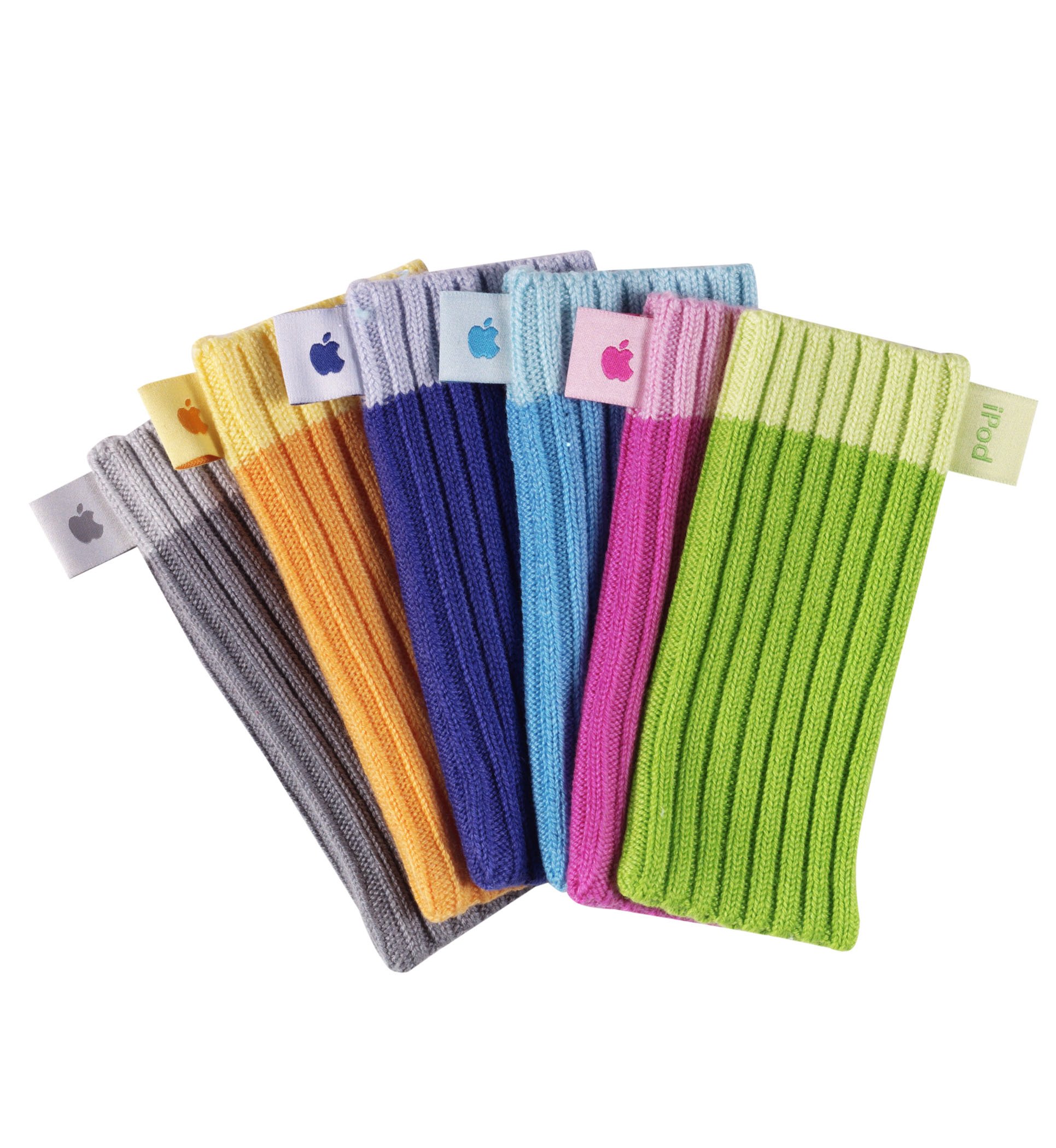 Apple iPod Socks - 6 different colours: Amazon.co.uk: Electronics