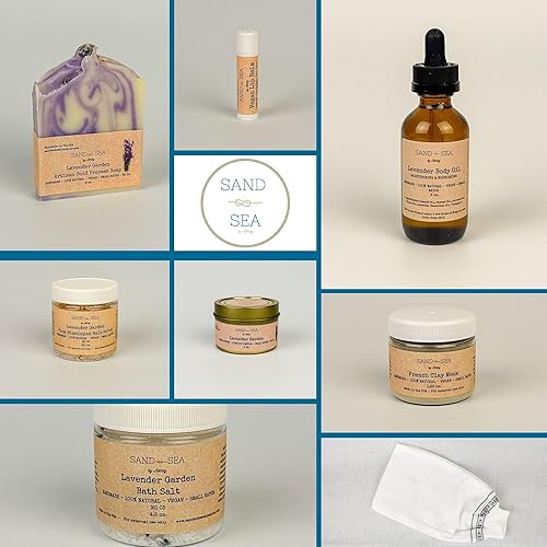 Miniatura 2 de Cestas de regalo de cumpleaños para mujer, caja de regalo de lavanda hecha a mano, paquete de cuidado personal natural relajante para mujer, 10