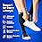 SB SOX Compression Socks for Men & Women (20-30 mmHg) - Best Support Stockings for Travel, Medical, and Sports - Perfect for Everyday Wear (Medium, Nude/White)
