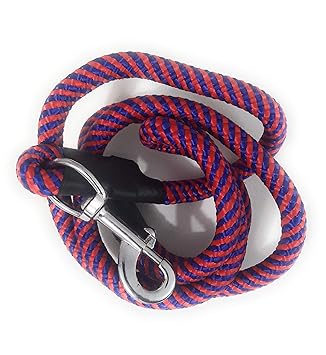 A&D Traders Heavy Nylon Rope Leash for Dogs, Cord Training Leash for Dog with Strong Hook, Large, 60 inch (Colour May Vary)