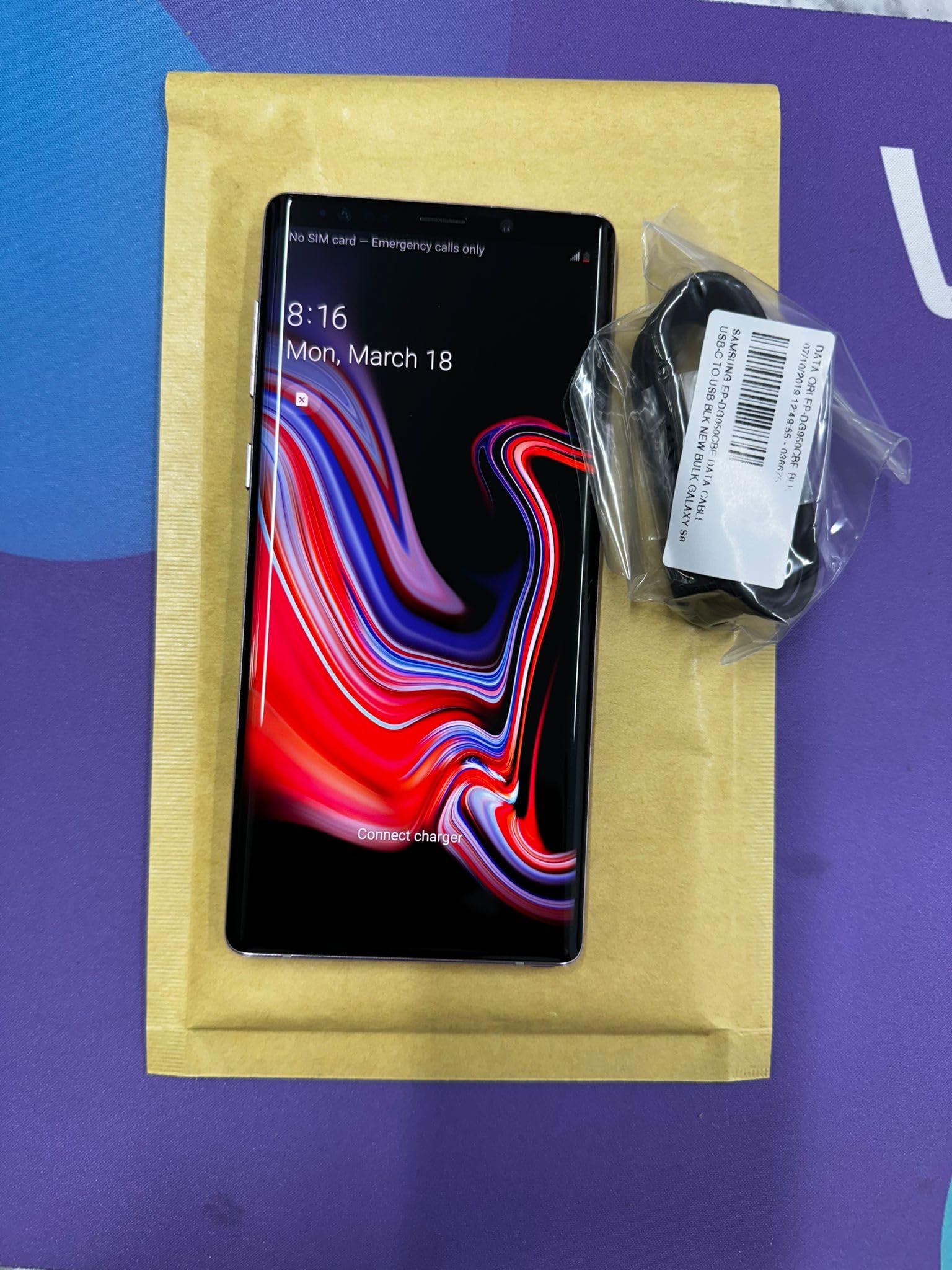 Samsung Galaxy Note 9 128GB (Single-SIM) SM-N960F Factory Unlocked