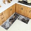 Kitchen Rug, 2 Pieces Non Slip kitchen mat sets,Washable Kitchen Floor Mat For Kitchen,Hallway,Living Room,Bedroom,Bathroom style E, 43x7543x150cm