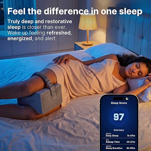 Miniatura 4 de Almohada de rodilla para personas que duermen de lado, almohada de piernas para rodillas, caderas, ciática, articulaciones, alivio del dolor