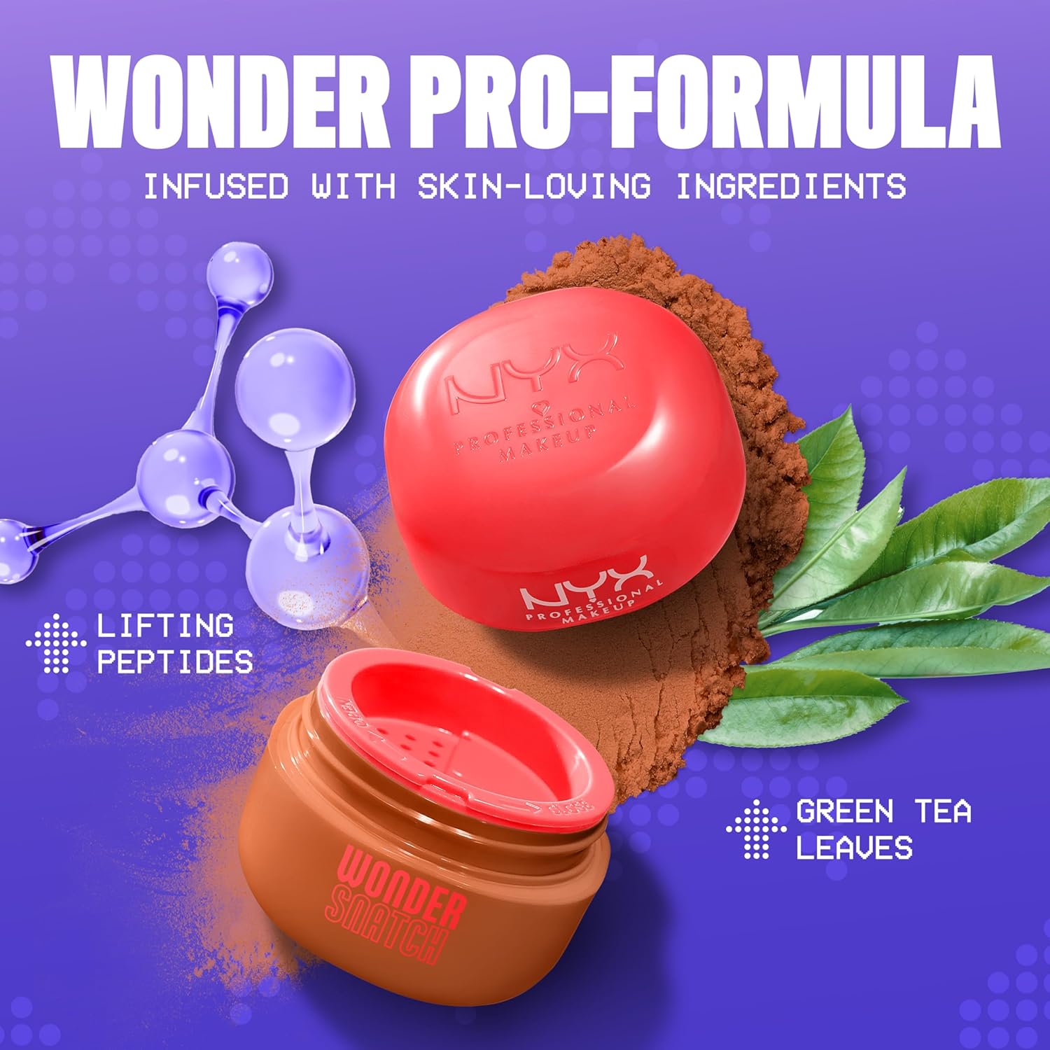 NYX PROFESSIONAL MAKEUP Wonder Snatch Setting Powder, Lifting Loose Powder With Up To 16HR Wear - Cinnamon Catch (Translucent Rich) - Image 4