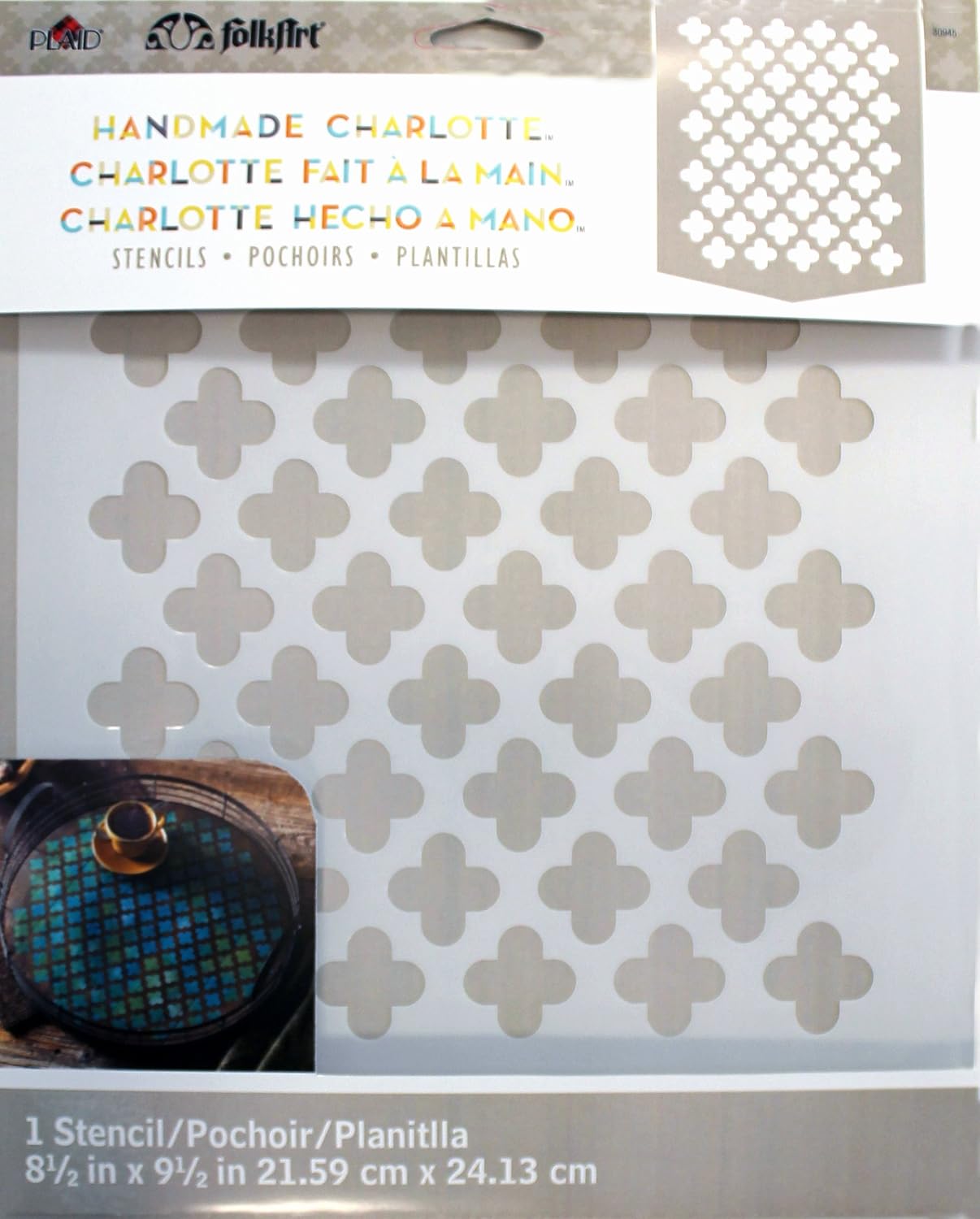 FolkArt Laser Cut Painting Stencil, Moorish Pattern