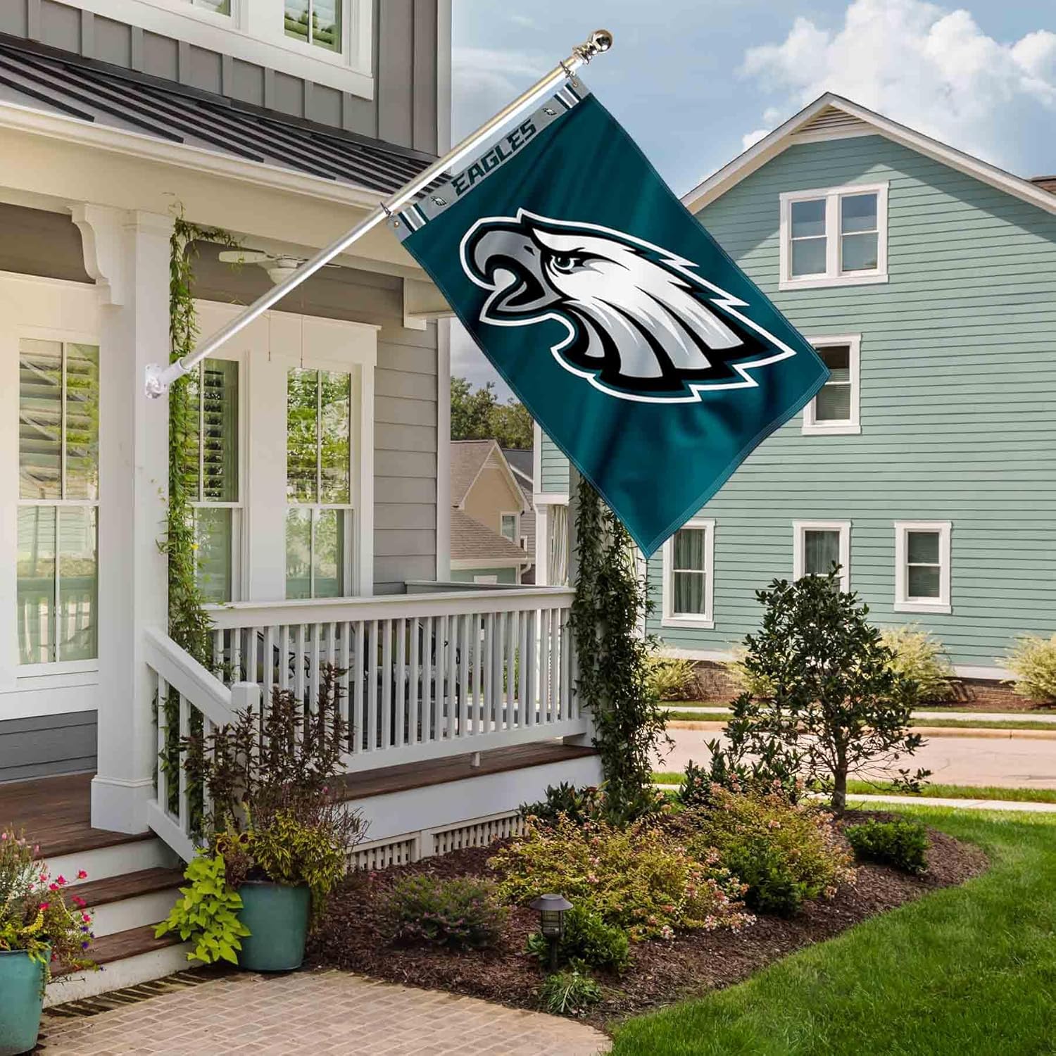 Philadelphia Eagles Printed Header 3x5 Foot Banner Flag - Image 5