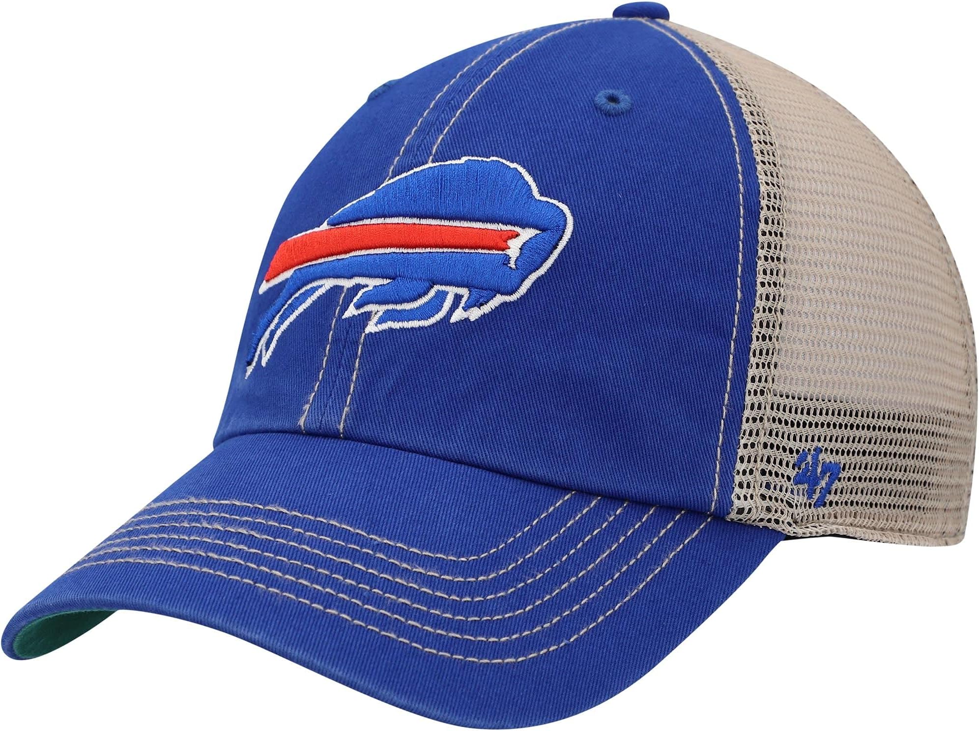47Men's Cardinal/Natural Arizona Cardinals Trawler Trucker Clean Up Snapback Hat