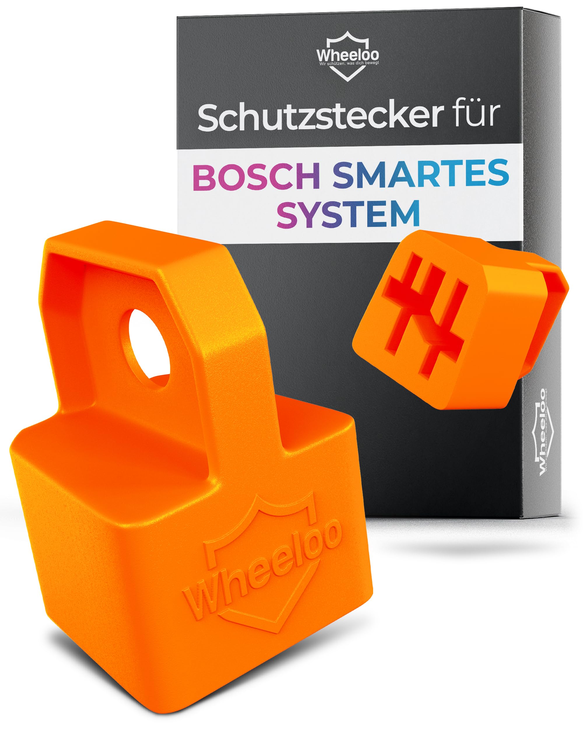 WHEELOO Kontaktschutz Abdeckung für Bosch Powertube 725 Smartes System I 2er Set Ebike Transport Schutz für Powerpack + Power Tube E-Bike Akku