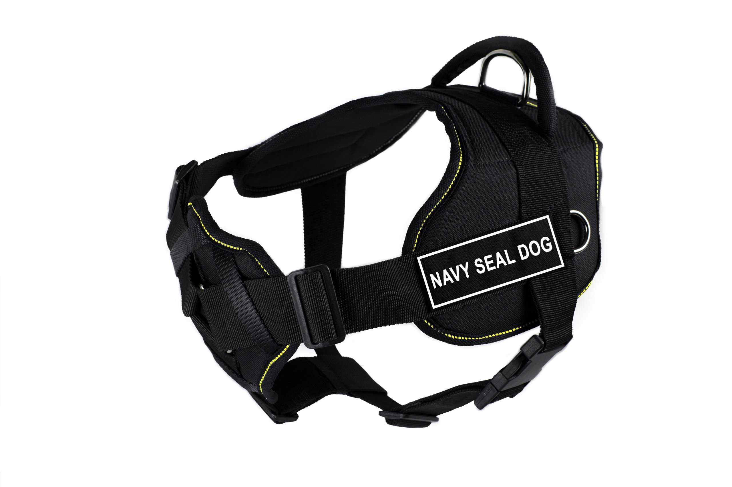 Harnais pour chien Navy Seal Dean & Tyler Noir et Jaune M