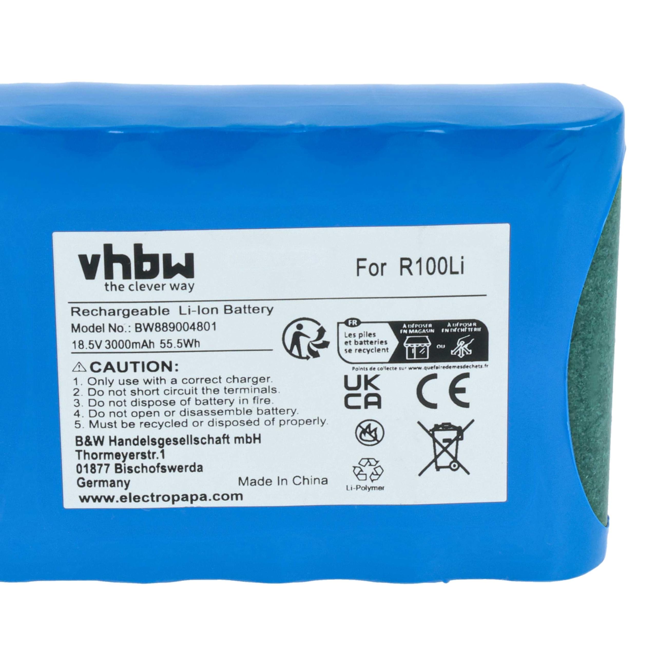 vhbw 1 x zasilacz sieciowy, 1 x akumulator 3000 mAh, 1 x 20 m kabel niskiego napięcia kompatybilny z Gardena Smart SILENO City, Sileno+ zestaw kosiarek