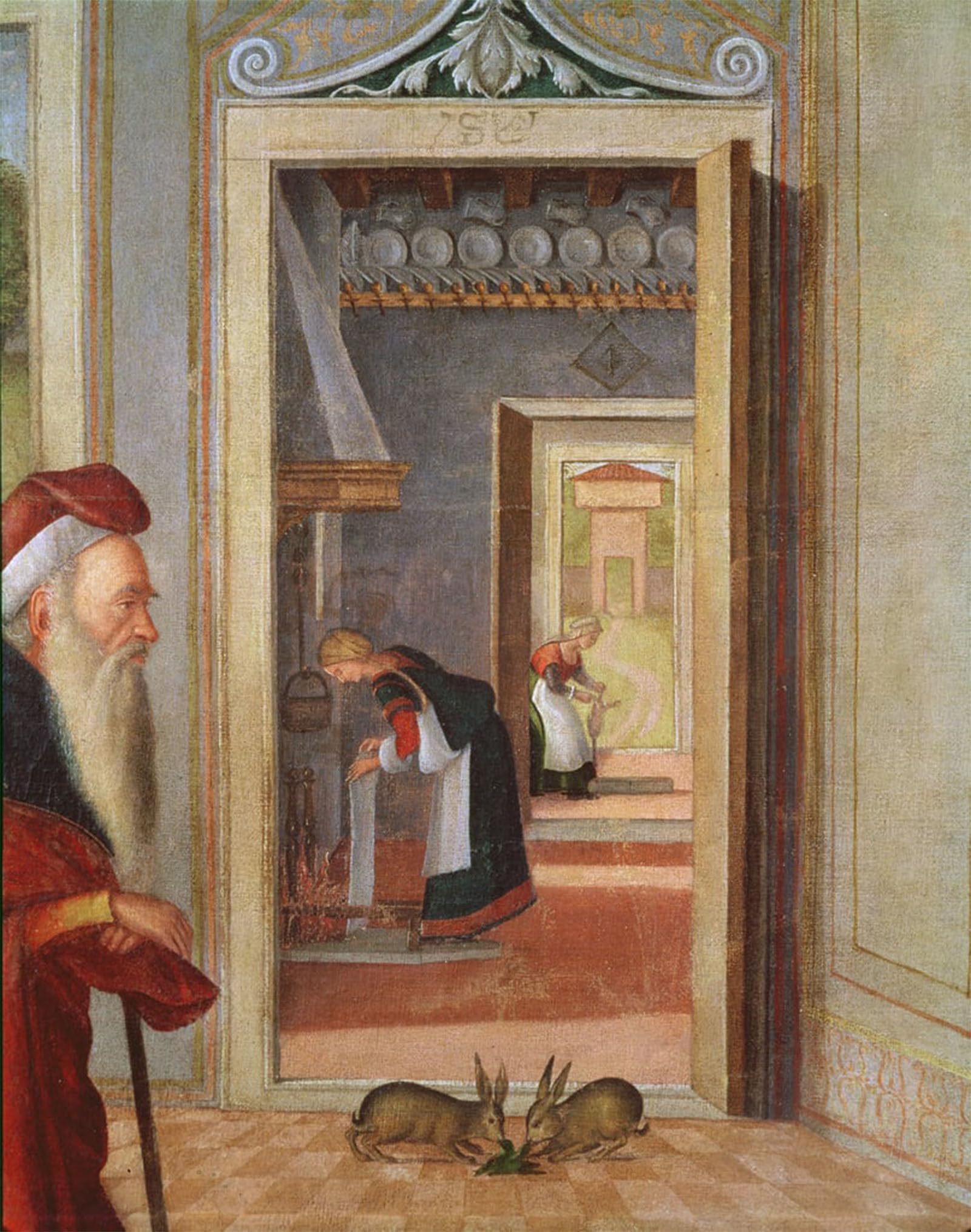 Cuadro de la Nascita della Vergine de Vittore Carpaccio pintura decorativa 60x90cm 5