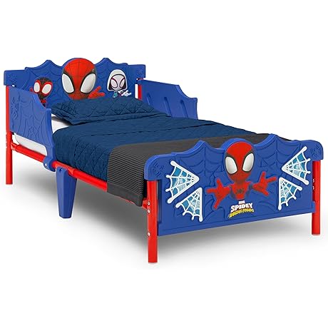 Cama para niños con colchón incluido: Spidey and His Amazing Friends 3D Toddler Bed