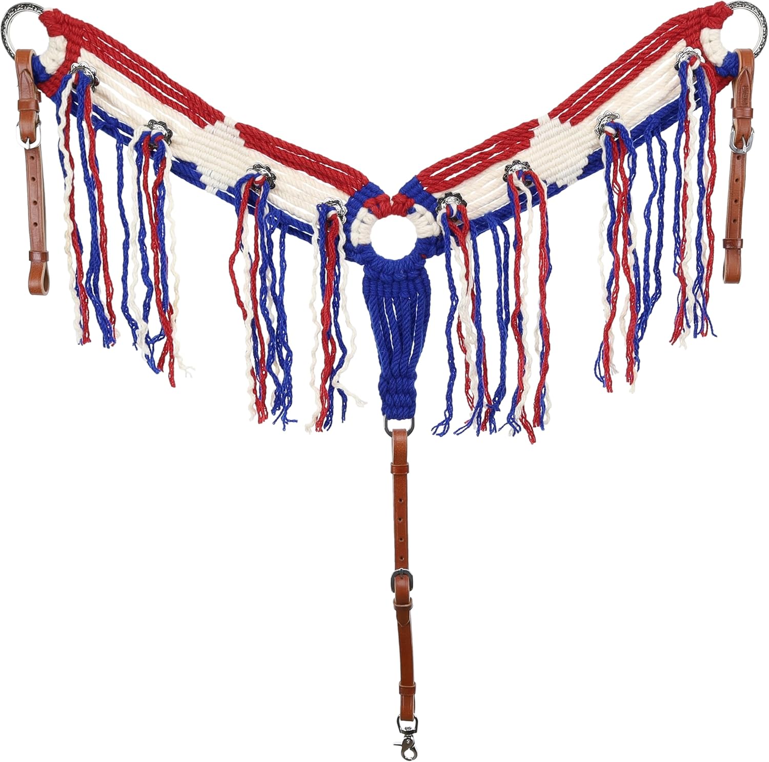 Showman Glory Mohair Browband Headstall & Breast Collar Set