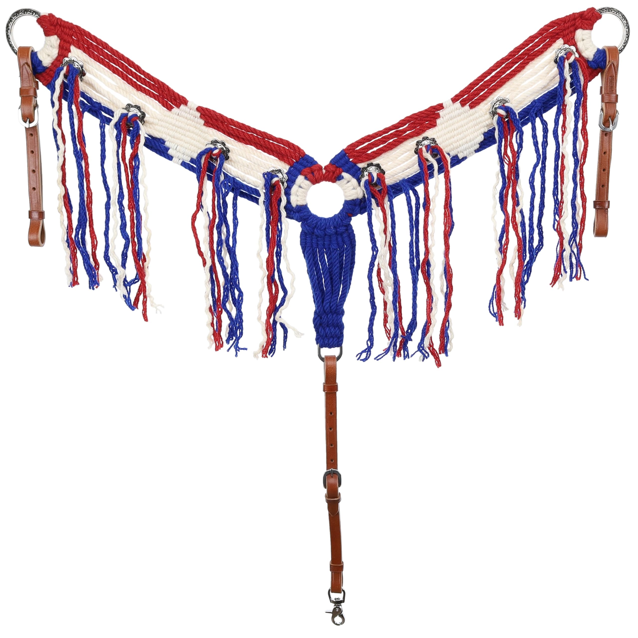 Showman Glory Mohair Stirnband, Halfter und Brustkragen Set