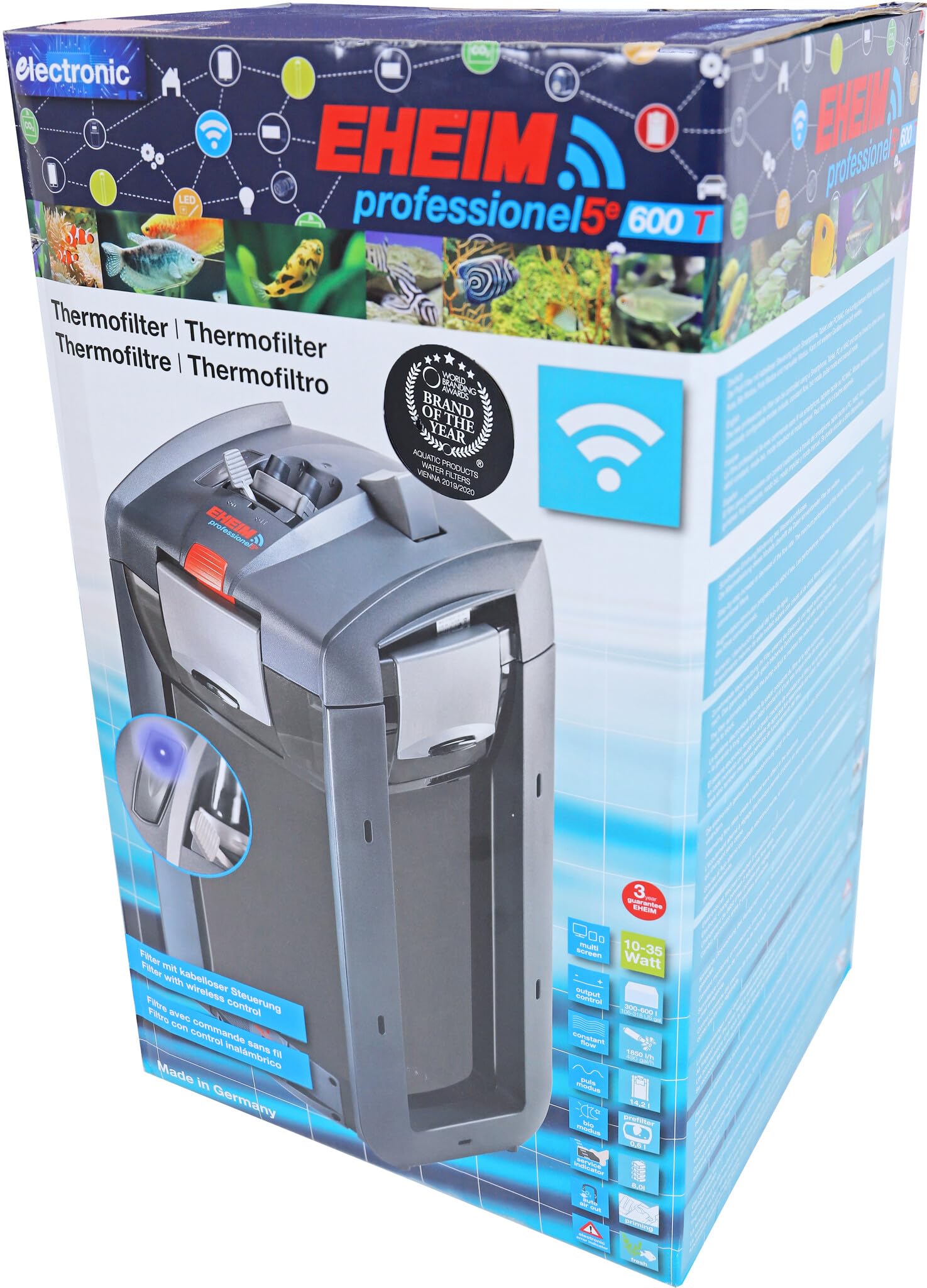 EHEIM Professionel 5E 600T Filtro Exterior con Calentador para Acuario