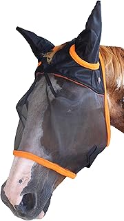 Equine Horse FlyMask Summer Spring Airflow Mesh Scrim 73262OR