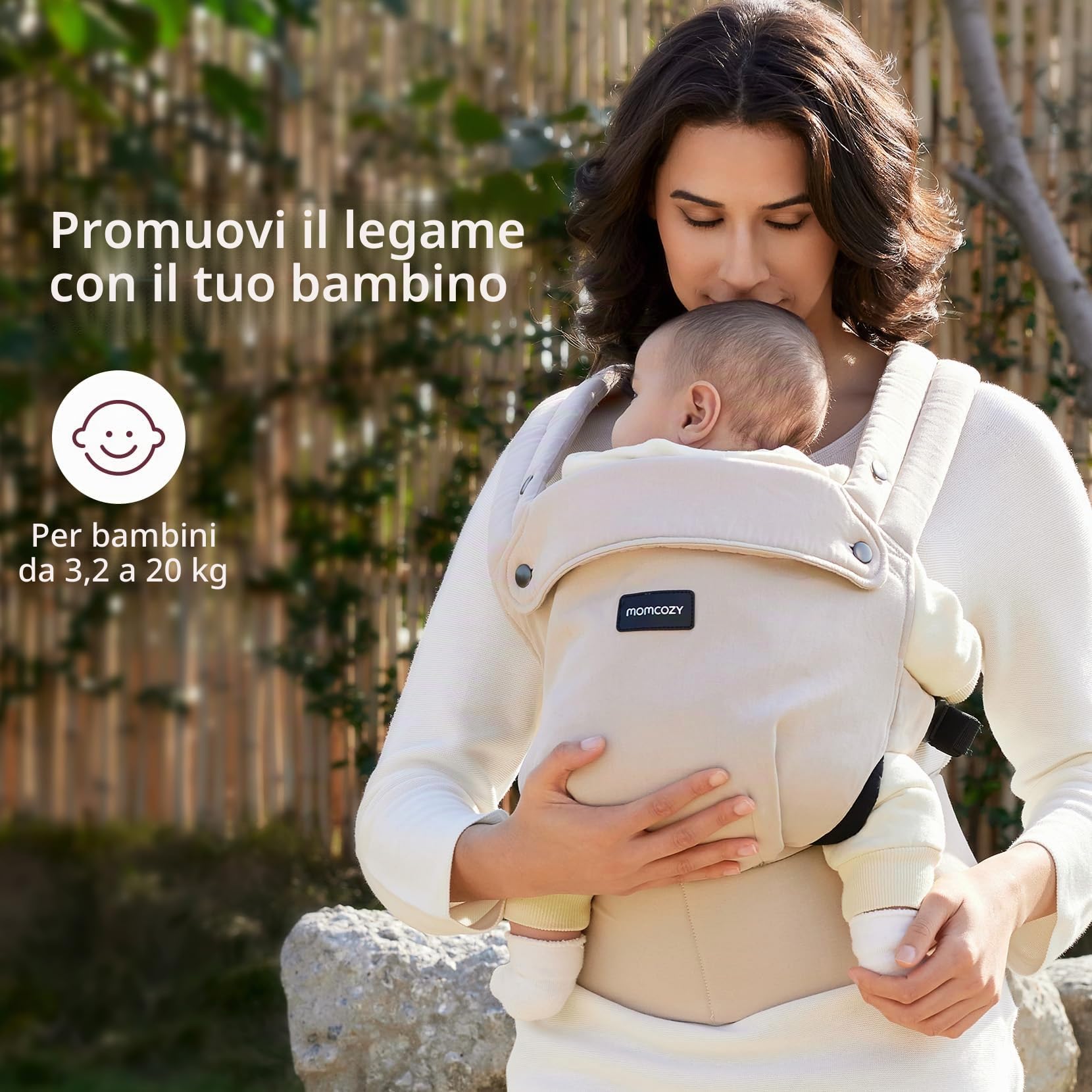 Marsupio Ergonomico Supporto Lombare Rinforzato, Kaki