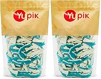 Vista 18 de Yupik Caramelos de cereza agria, 2.2 lb (35.2 oz), paquete de 6, bolas con sabor a cereza, dulces y ácidos, gomitas rojas masticables, dulces