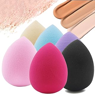 Juego de 6 esponjas de maquillaje sin látex, ...