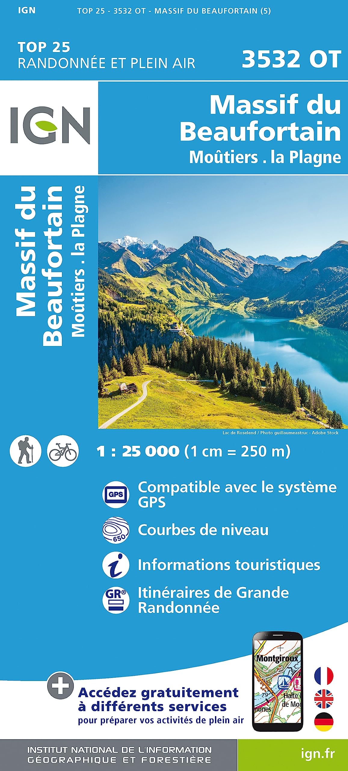 Massif du Beaufortain / Moûtiers / La Plagne (3532OT) (TOP 25)